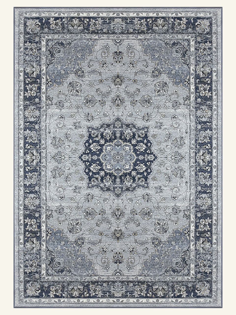 Oriental Medallion Area Rug