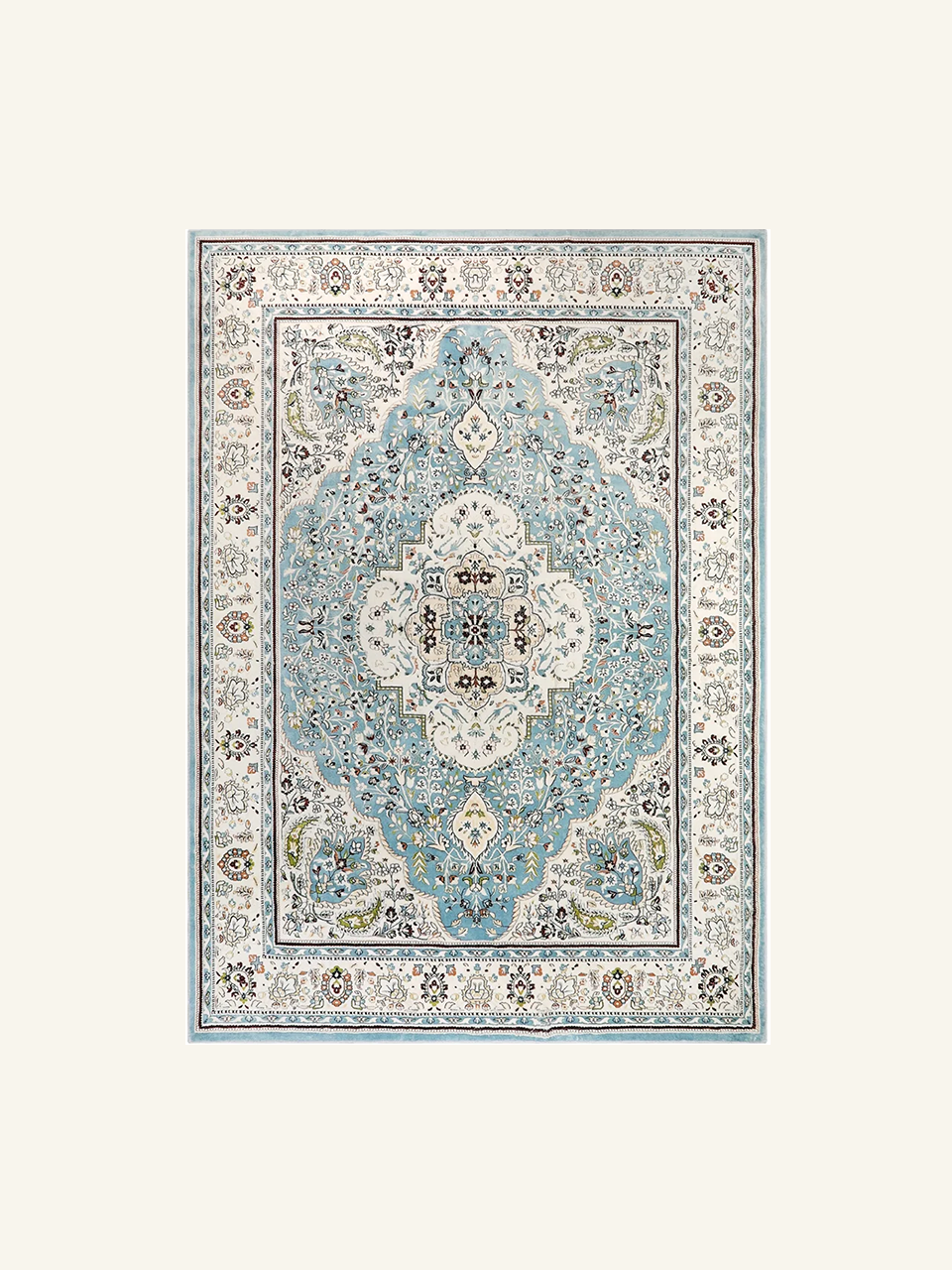 Persian Medallion Decorative Area Rug