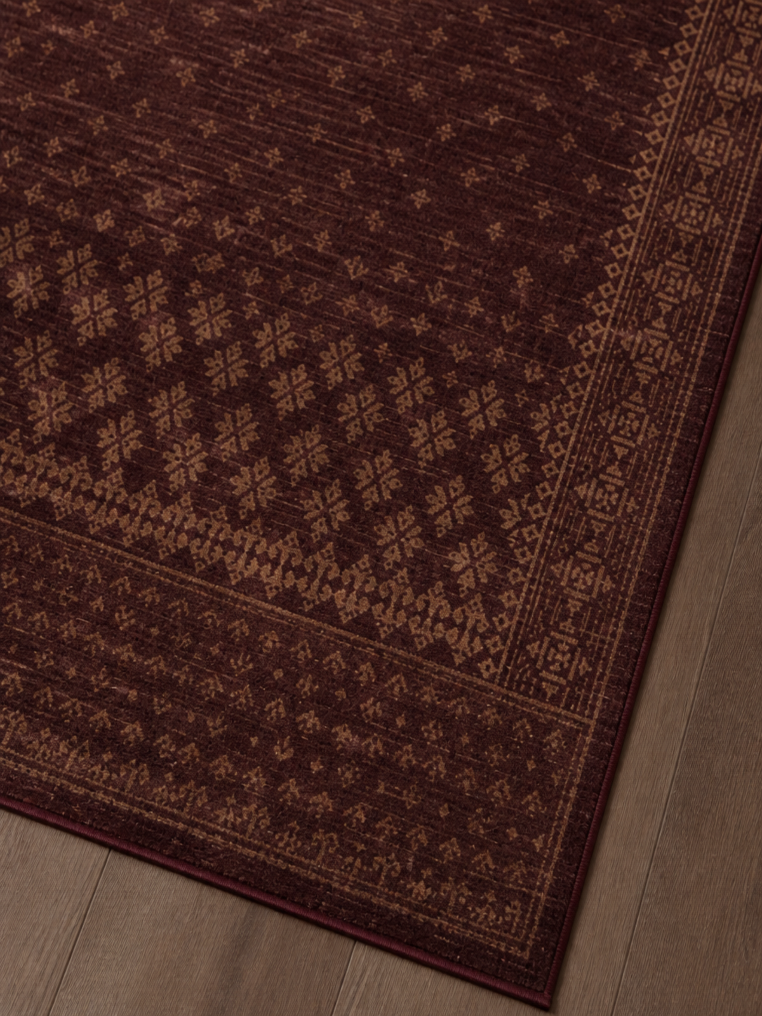 Geometric Low Pile Area Rug