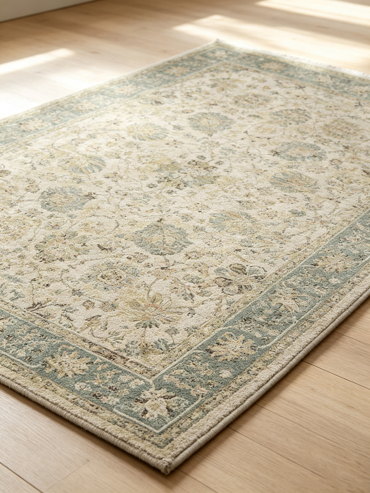 Vintage Persian Floral Area Rug