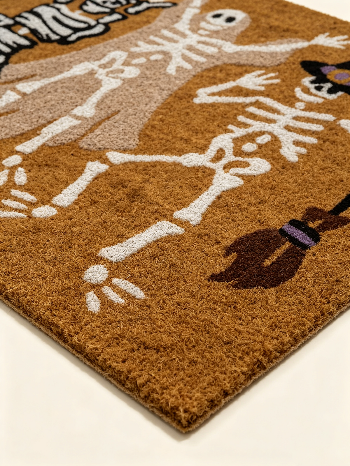 Halloween Skeleton Dance Coir Doormat