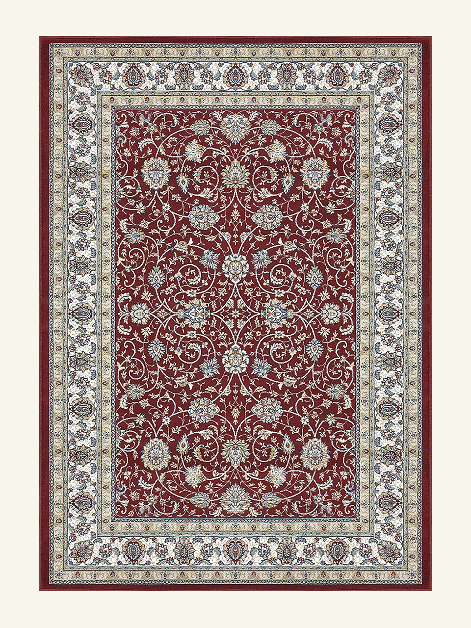Classic Persian Floral Non‑Slip Area Rug