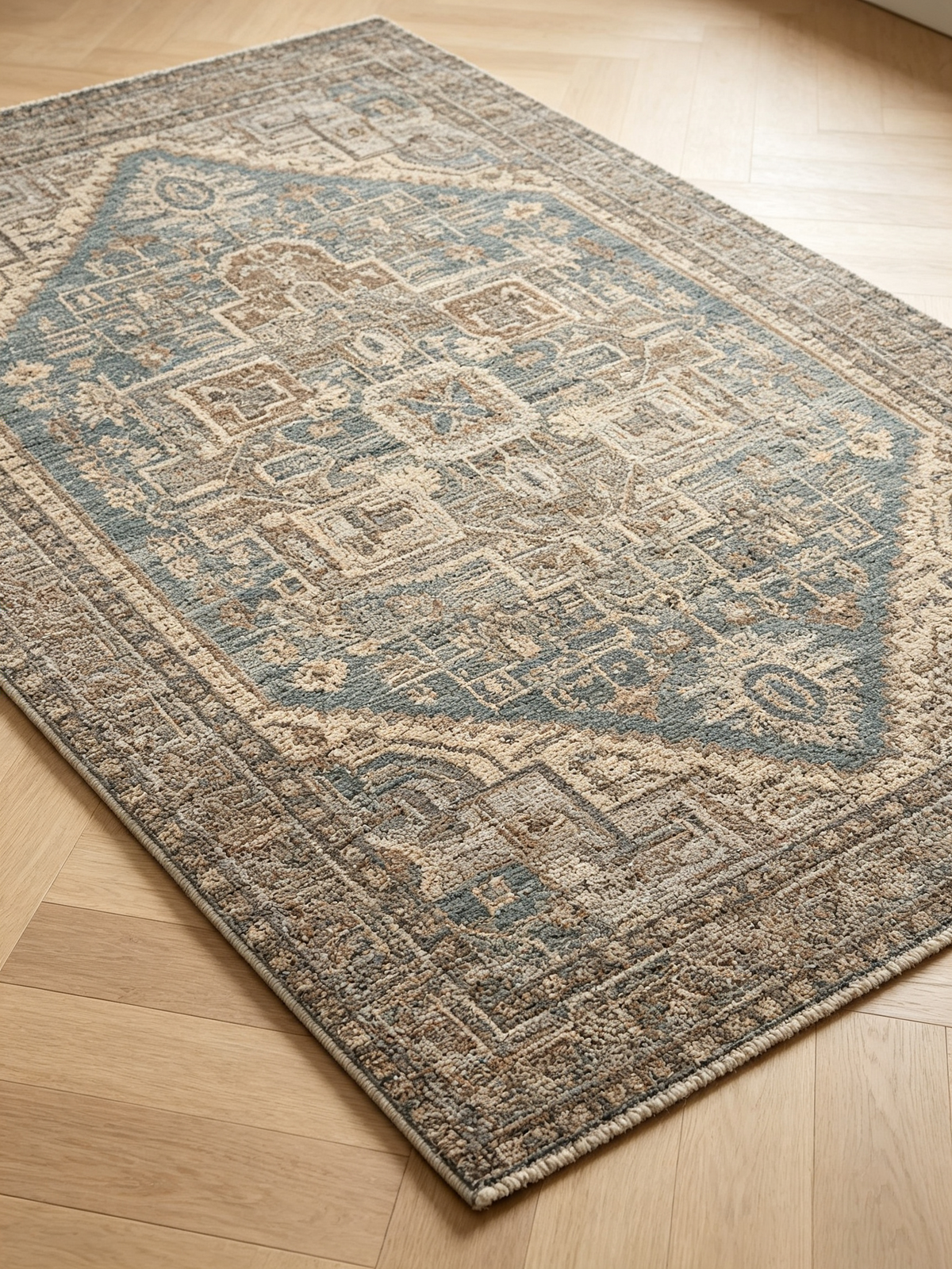 Antique‑Style Transitional Area Rug