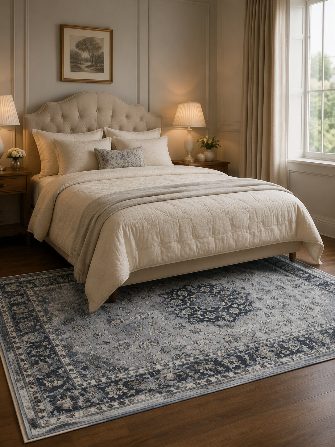 Oriental Medallion Area Rug