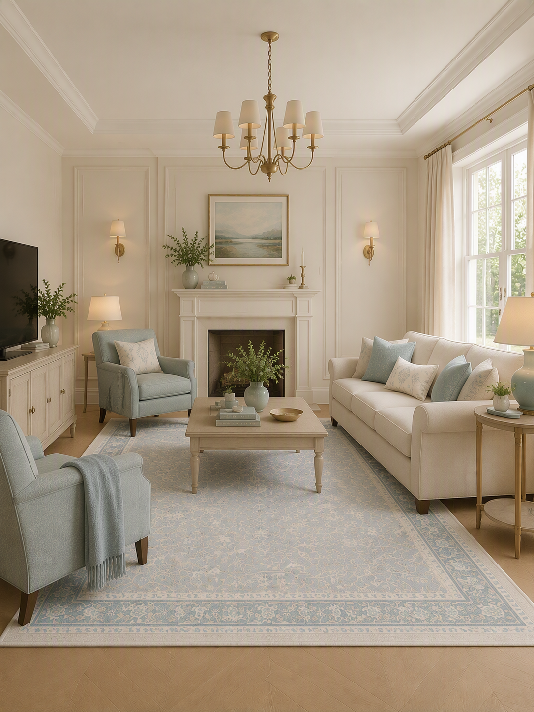 Traditional Ornate Decorative Area Rug