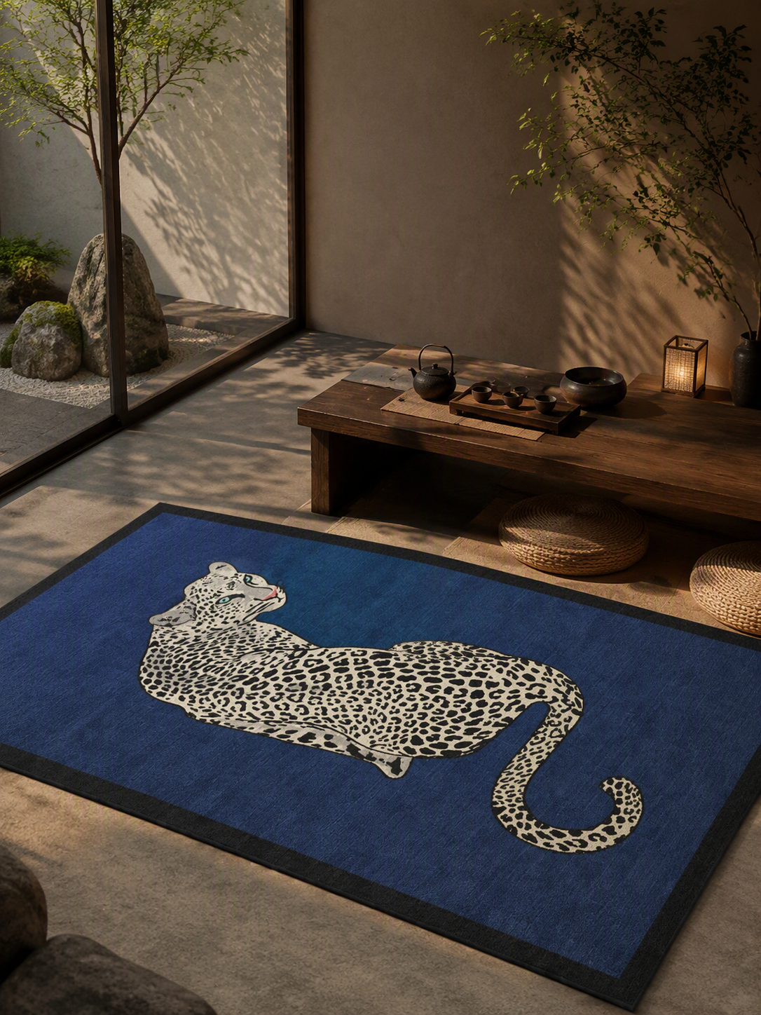 Leopard Art Decorative Area Rug