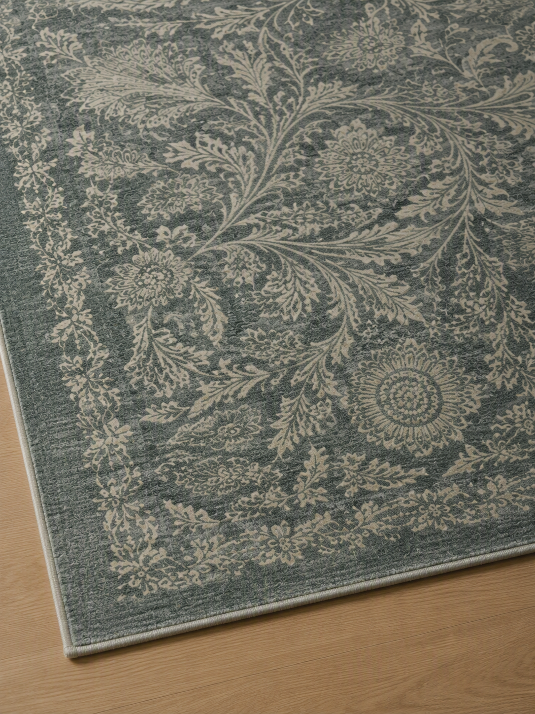 Botanical Floral Area Rug