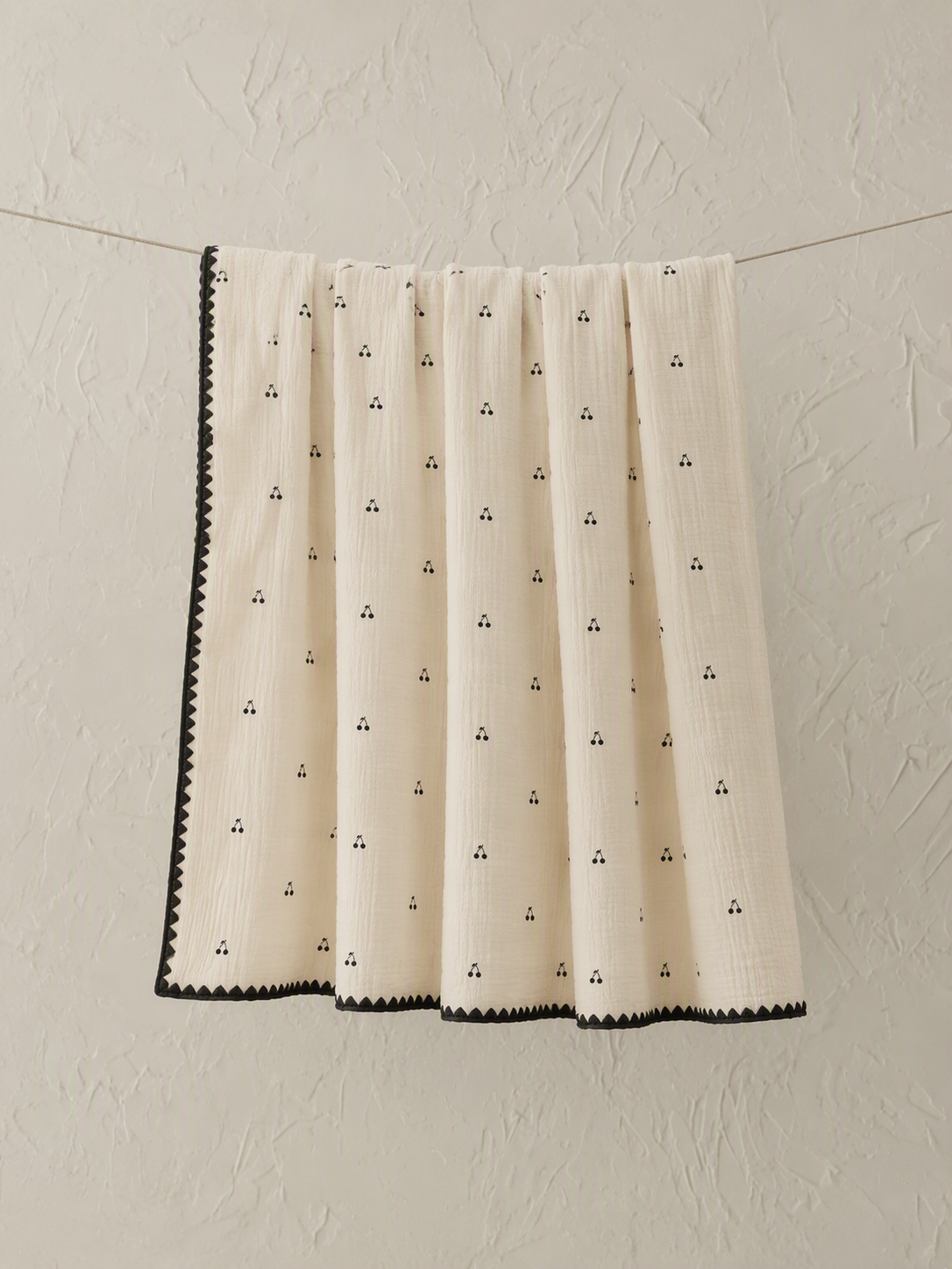 Pure Cotton Skin‑Friendly Dainty Tiny Floral Blanket