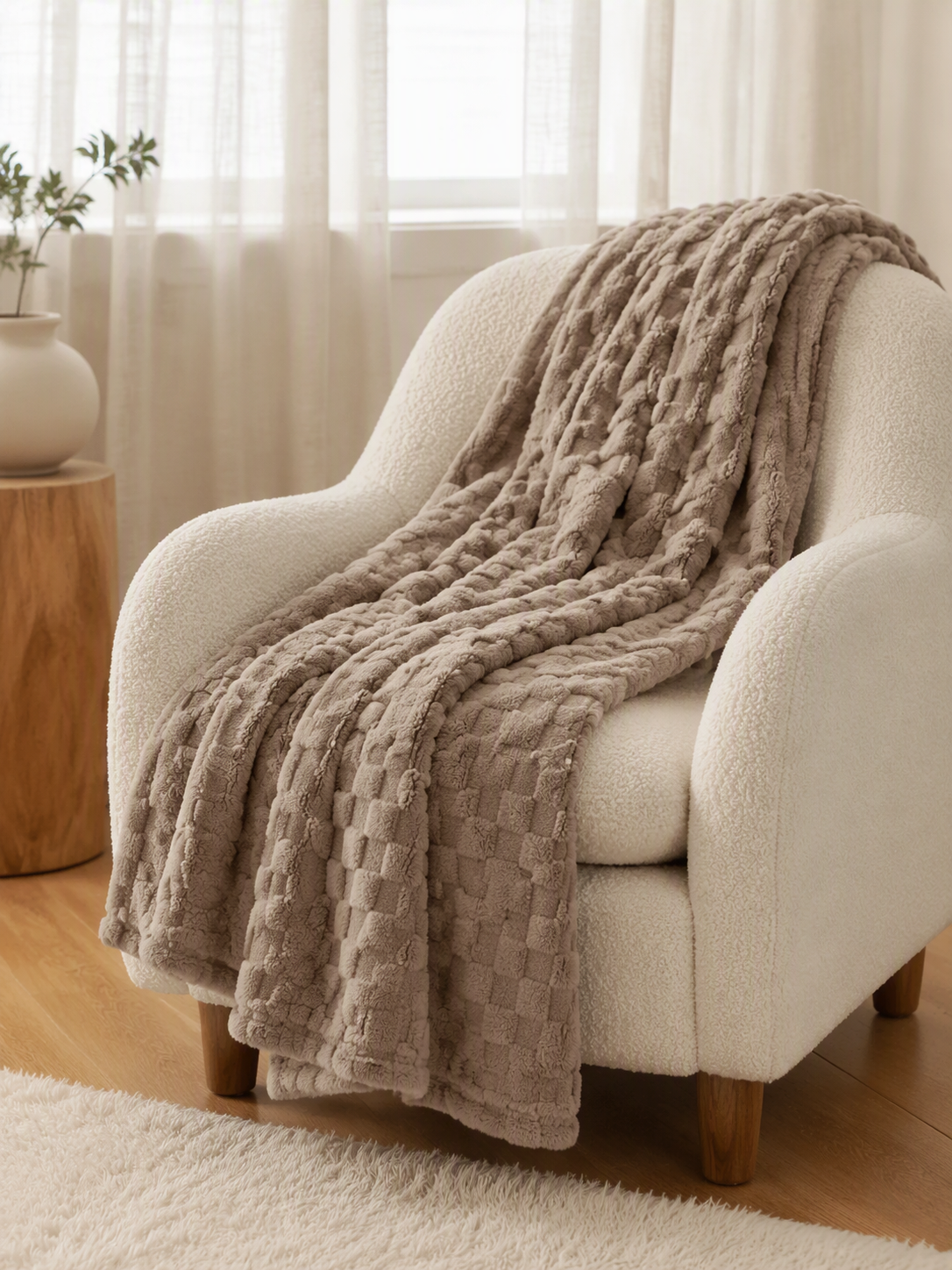 3D Square Plush Blanket