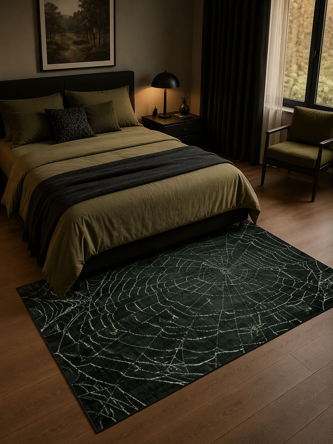 Spider Web Area Rug