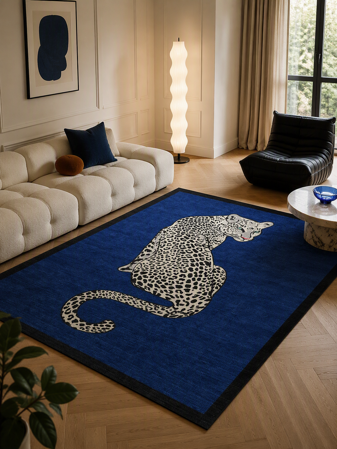 Leopard Art Decorative Area Rug