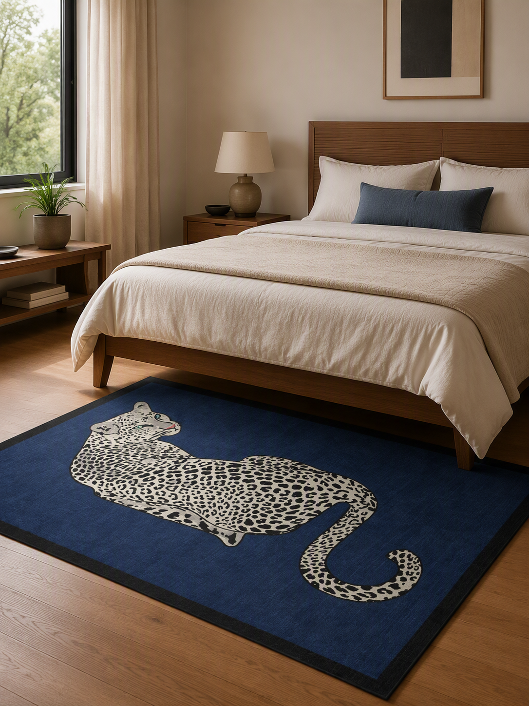 Leopard Art Decorative Area Rug