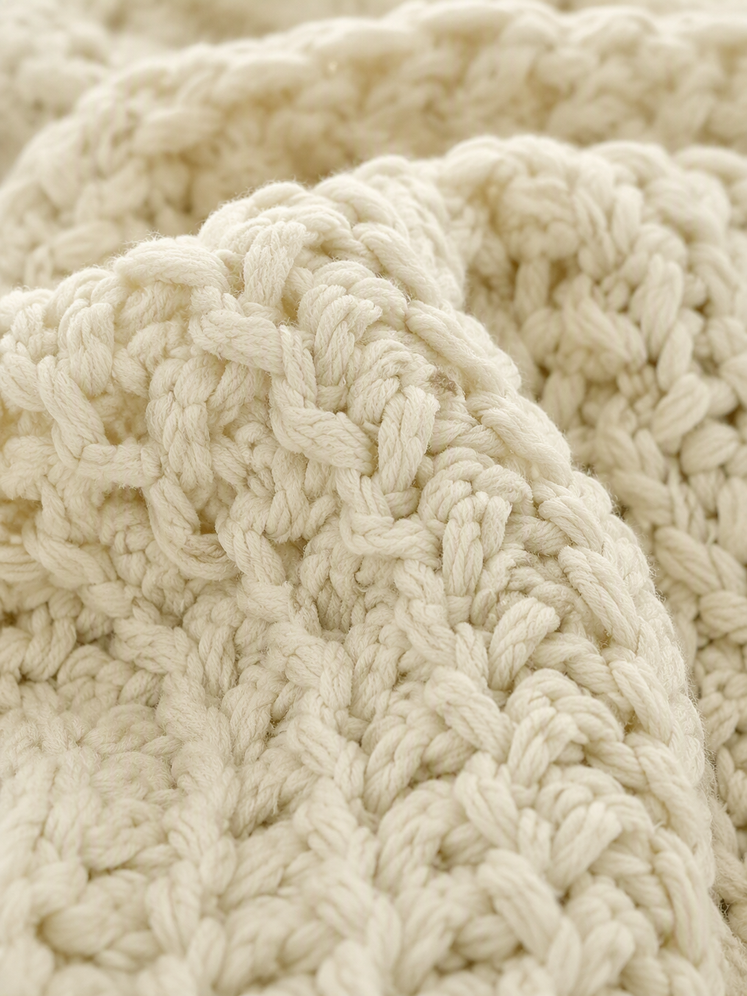 Chunky Knit Throw Cozy Blanket