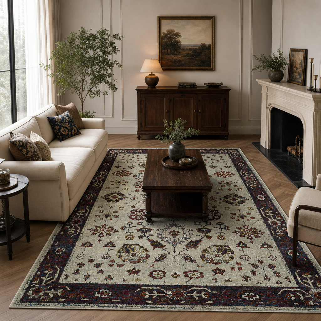 Traditional Bohemian 5 Available Sizes Area Rug