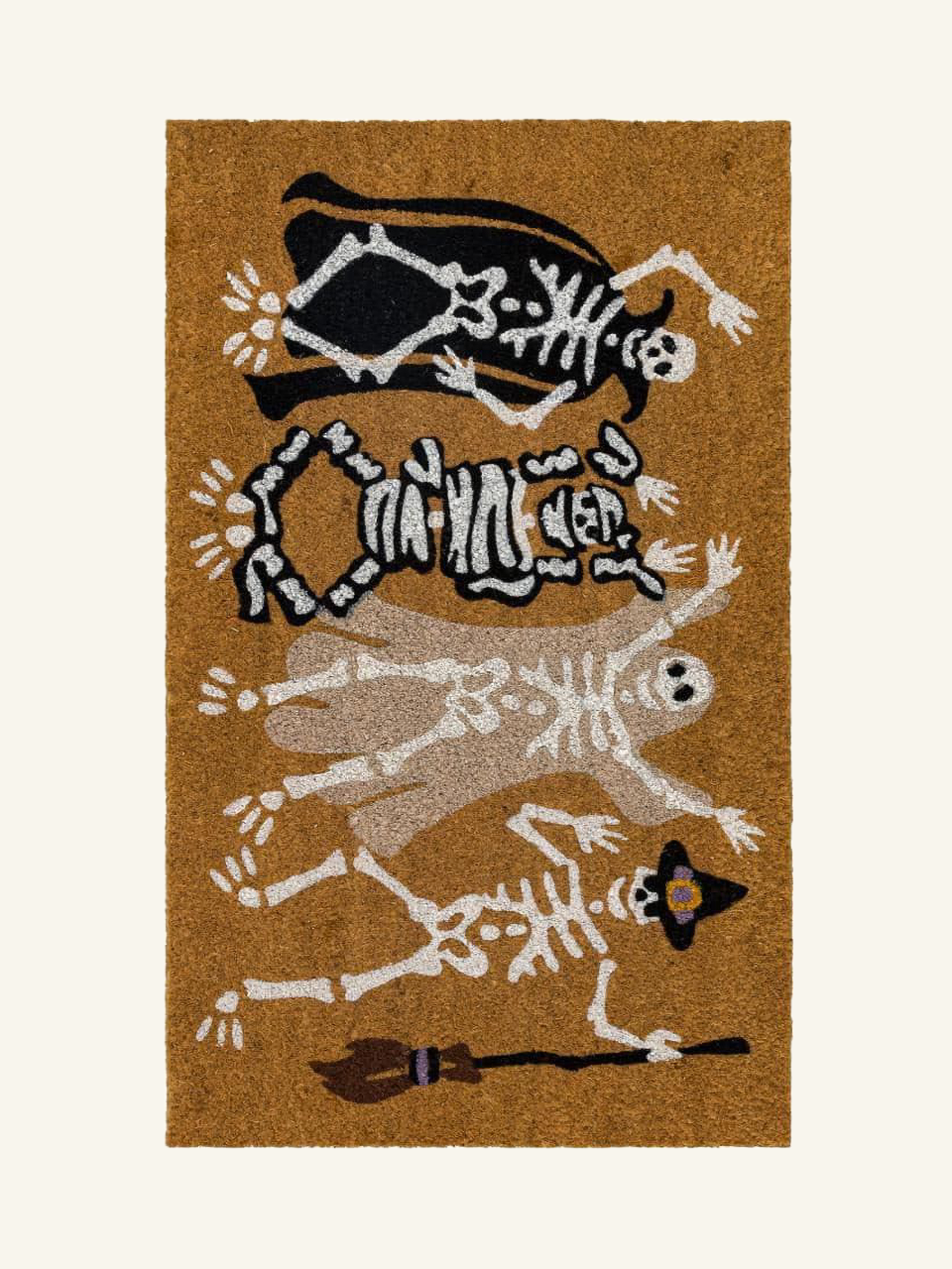 Halloween Skeleton Dance Coir Doormat
