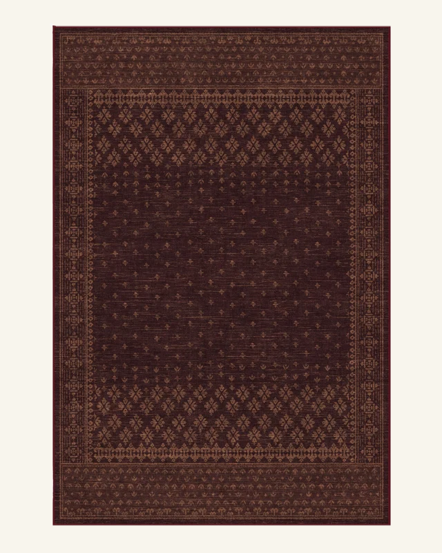 Geometric Low Pile Area Rug