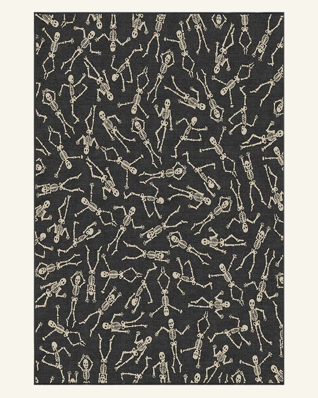 Halloween Skeleton Decorative Area Rug