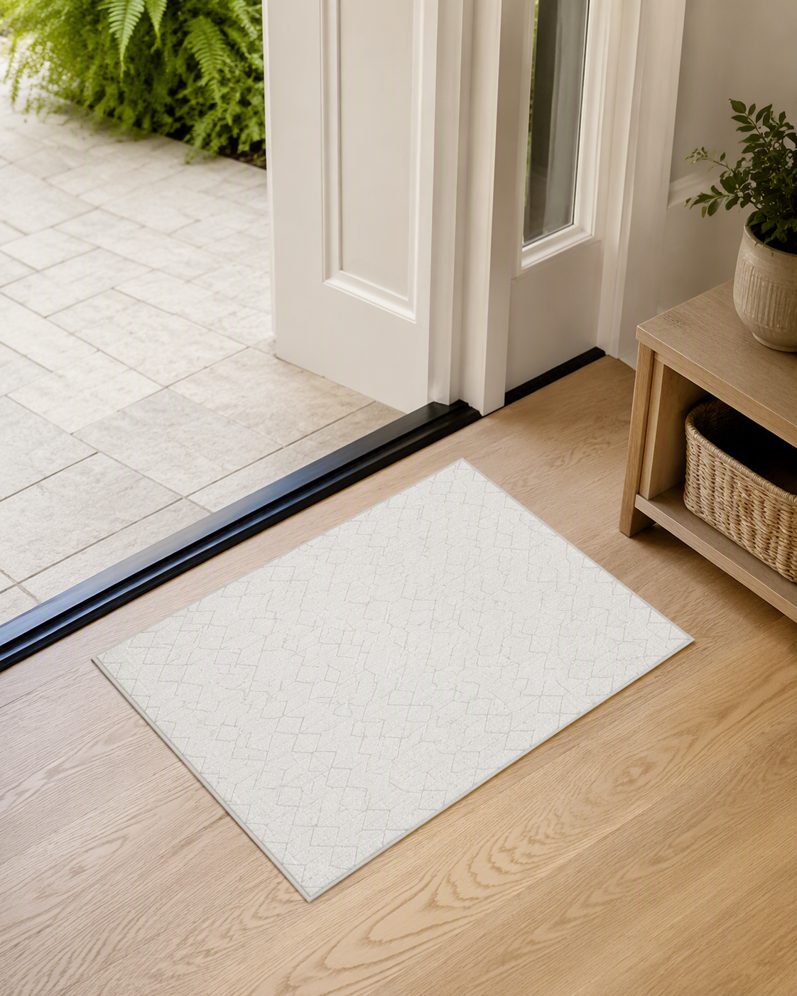Geometric Washable Area Rug