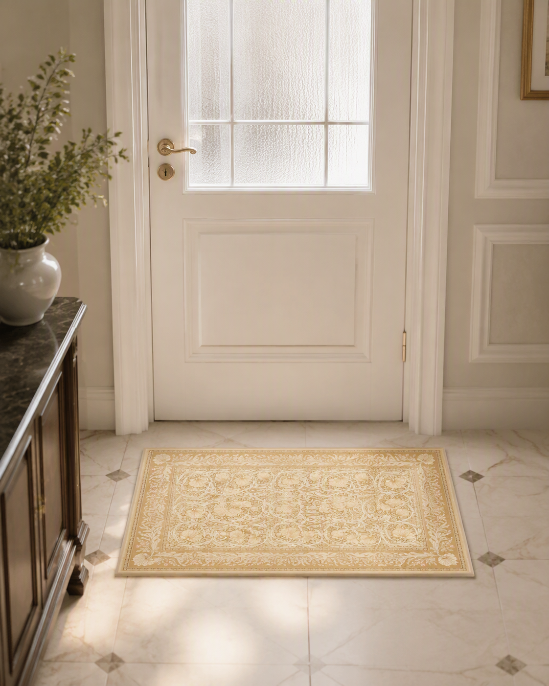 William Morris Floral Area Rug