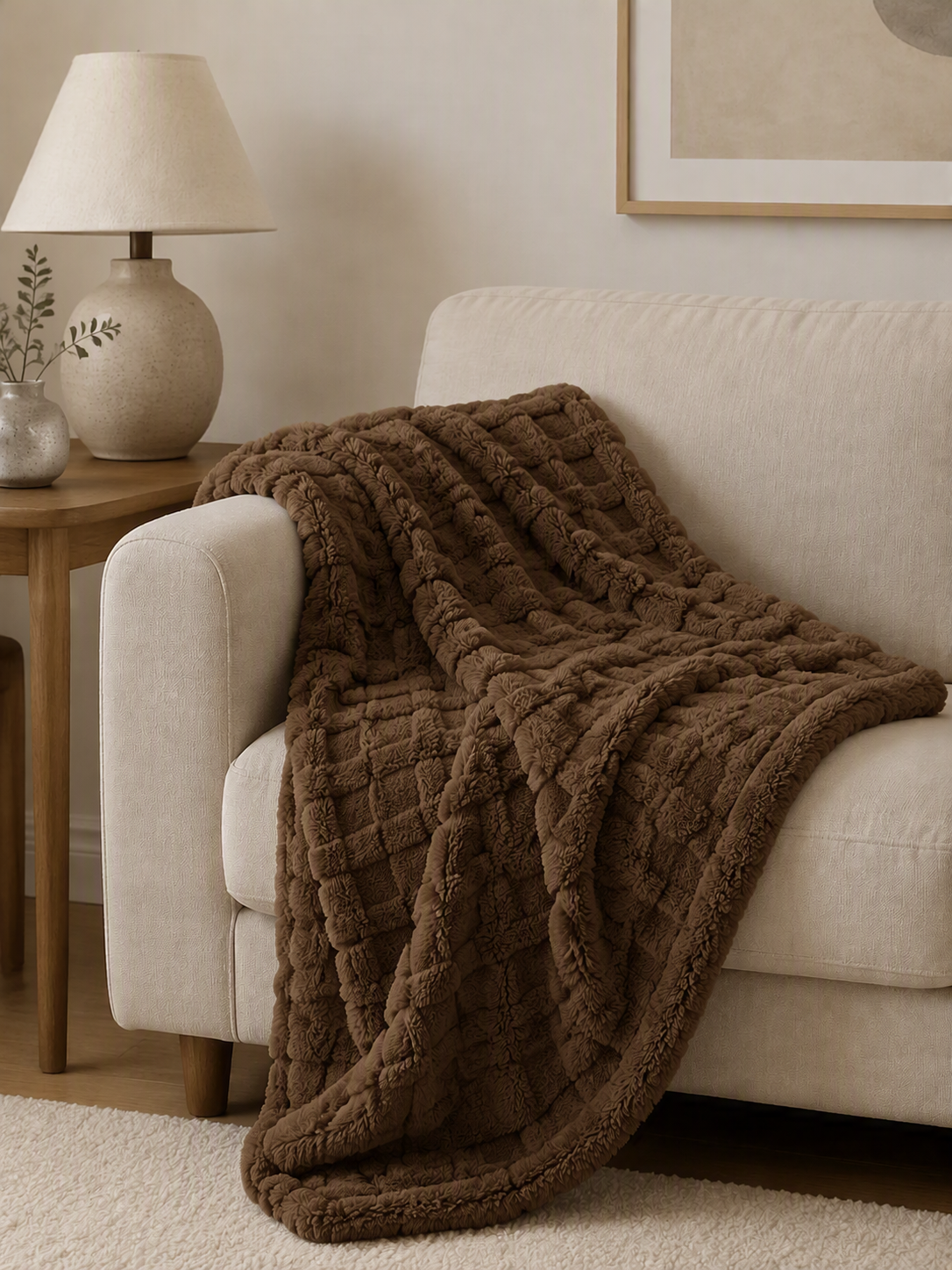 3D Square Plush Blanket
