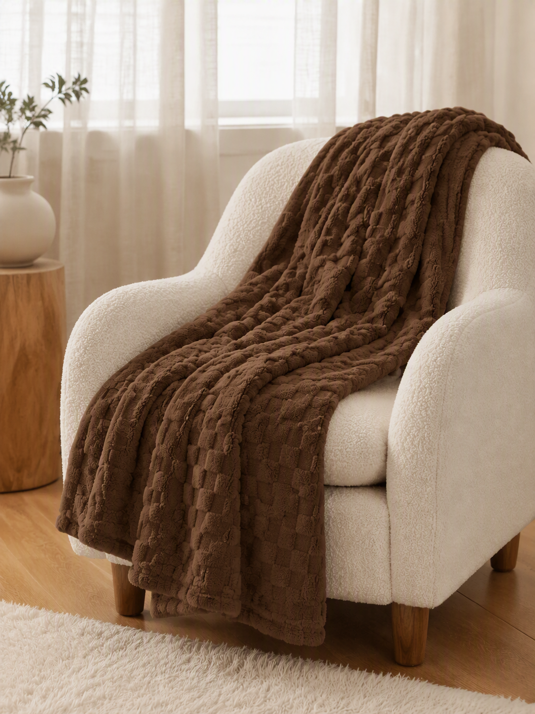 3D Square Plush Blanket
