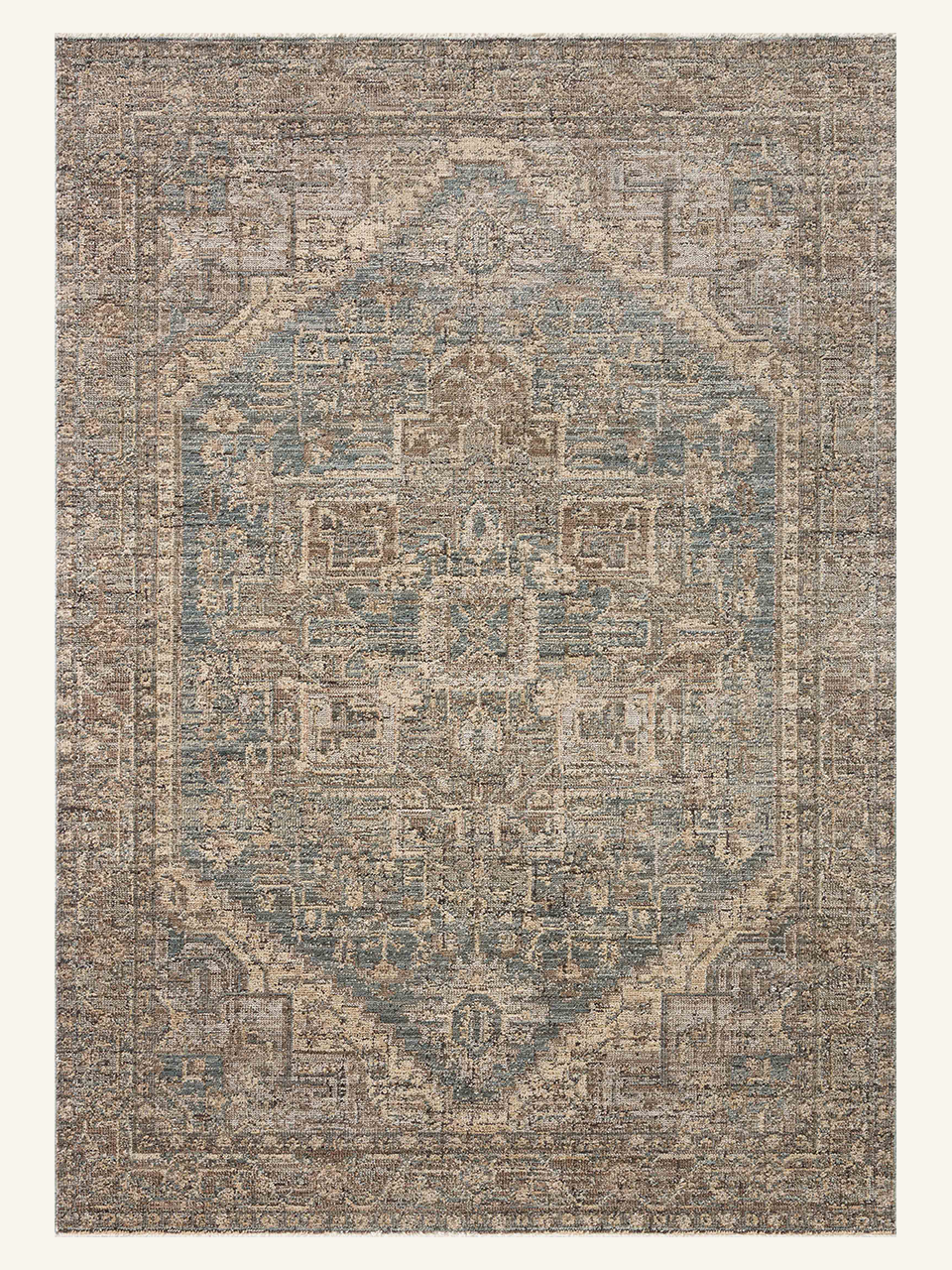 Antique‑Style Transitional Area Rug