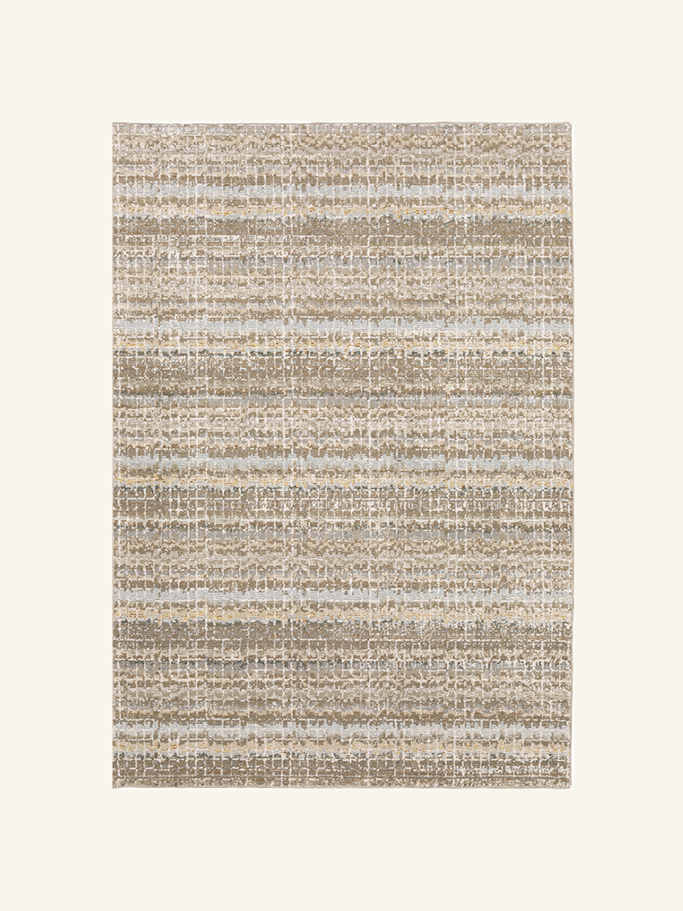 Modern Textured Striped Minimalist  Area Rug