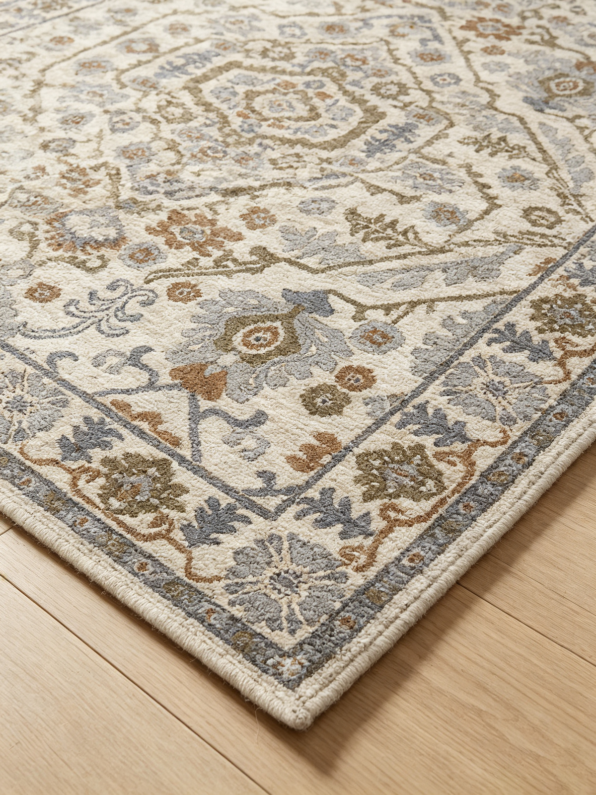 Vintage Oriental Medallion Area Rug