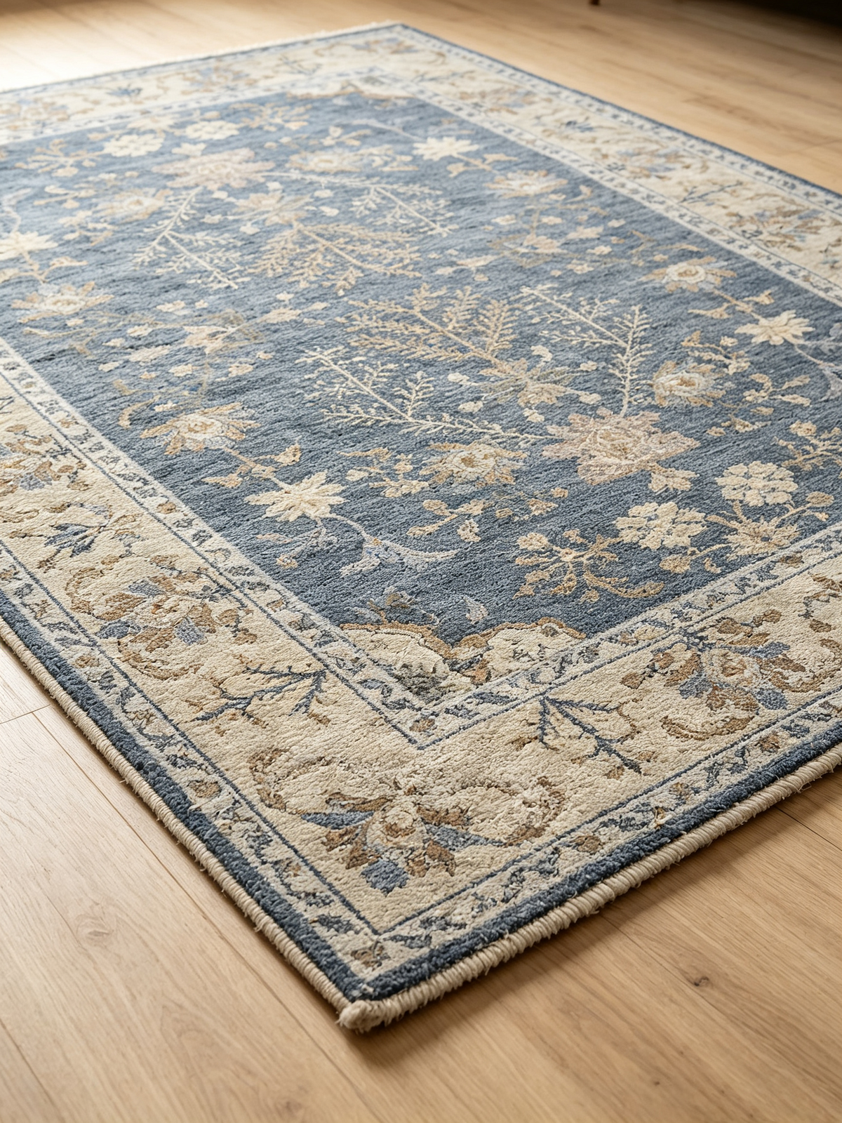 Classic Oriental Floral Woven Area Rug