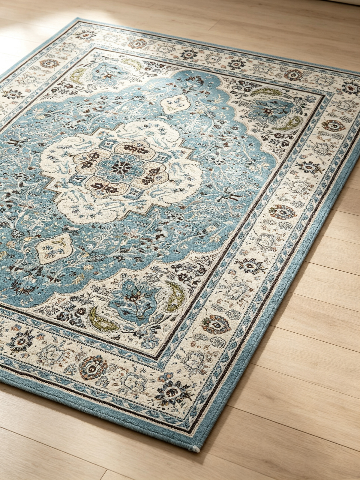 Persian Medallion Decorative Area Rug