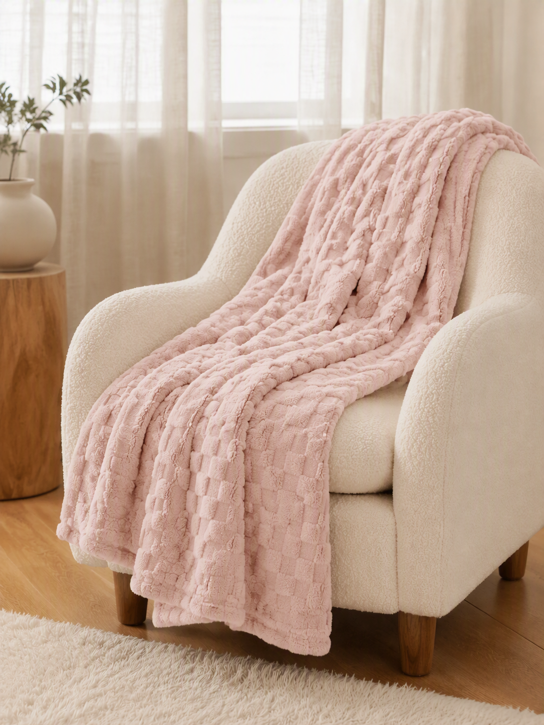 3D Square Plush Blanket