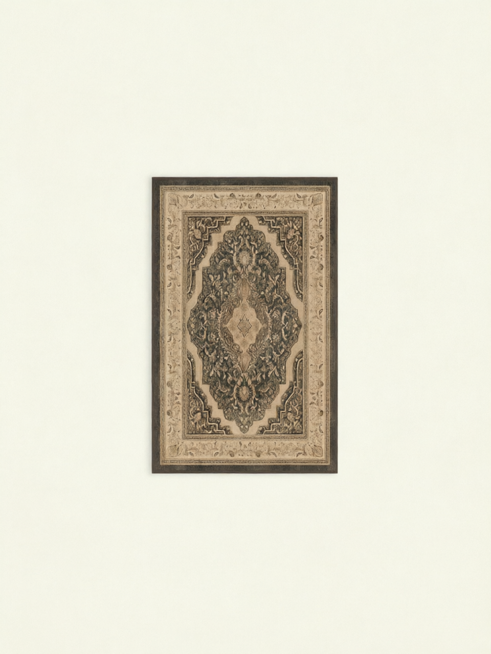 Vintage Oriental Medallion Washable Area Rug