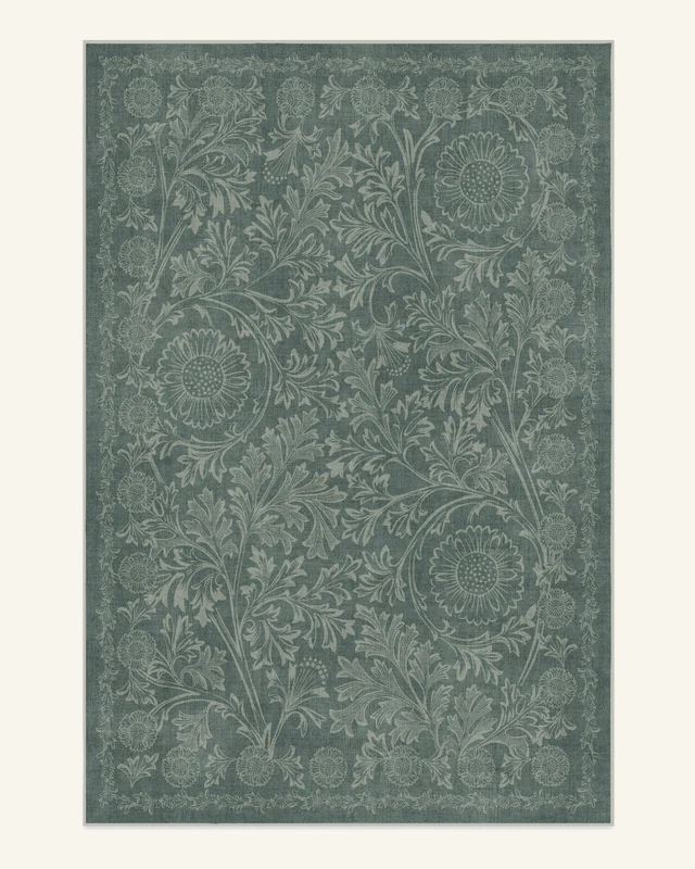 Botanical Floral Area Rug