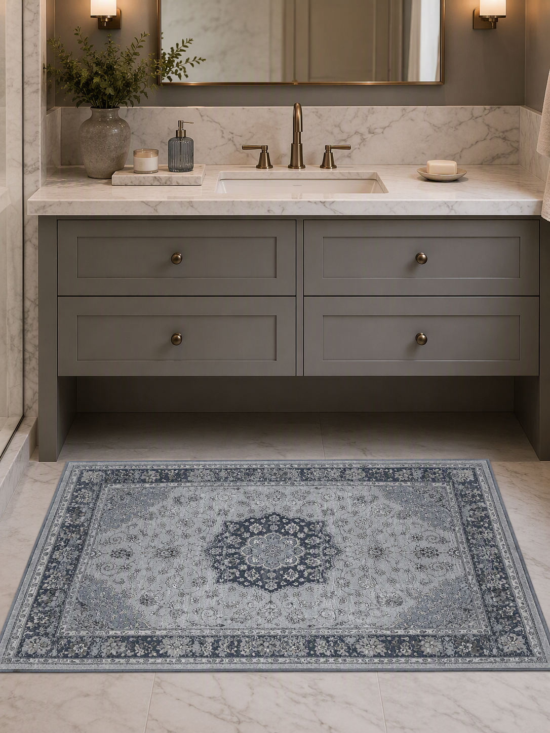 Oriental Medallion Area Rug