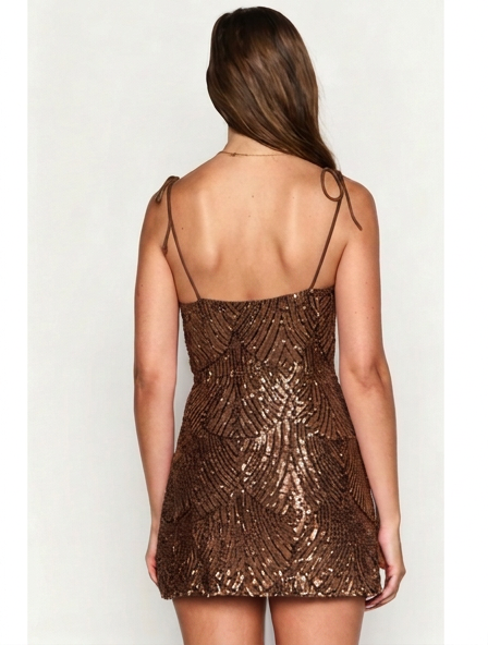 Sequin Corset Bodycon Mini Dress