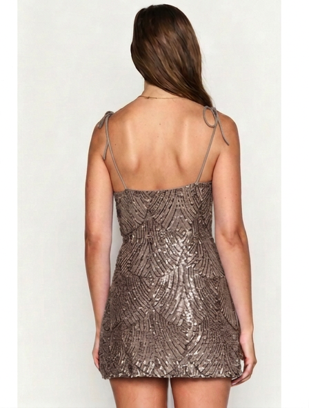 Sequin Corset Bodycon Mini Dress