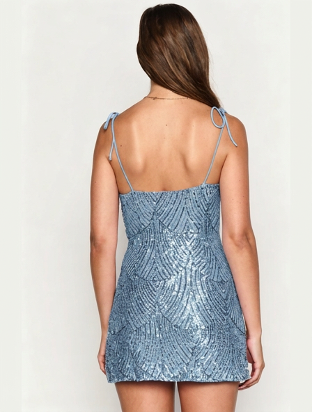Sequin Corset Bodycon Mini Dress
