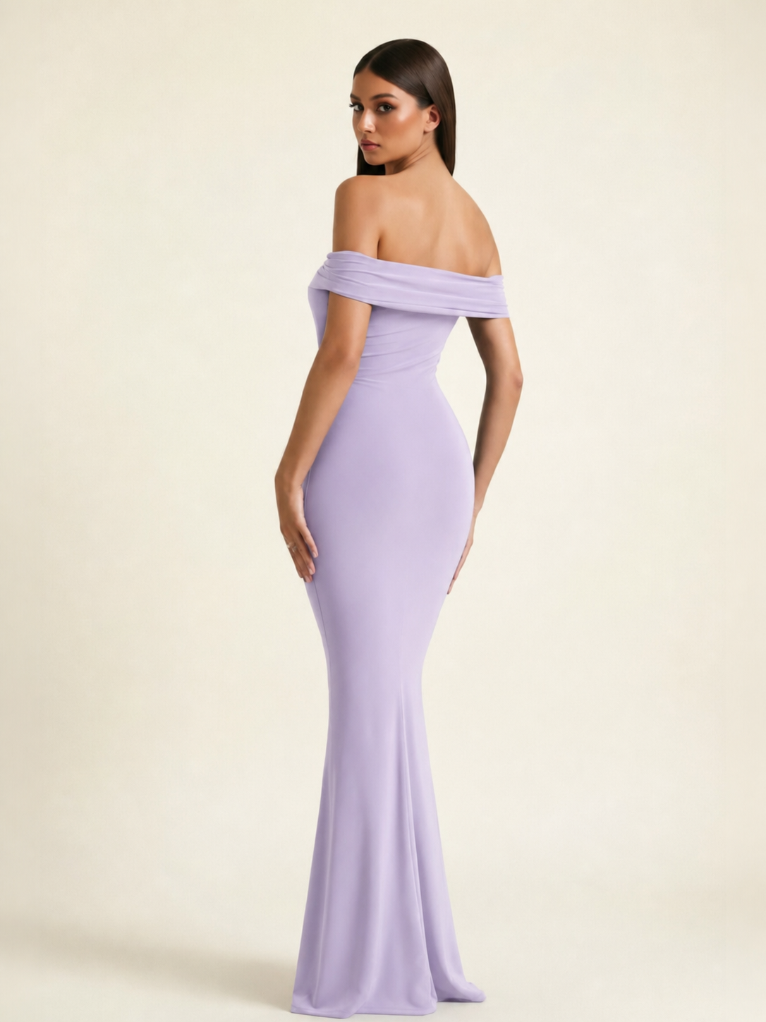 Off-the-Shoulder Mermaid Evening Dress