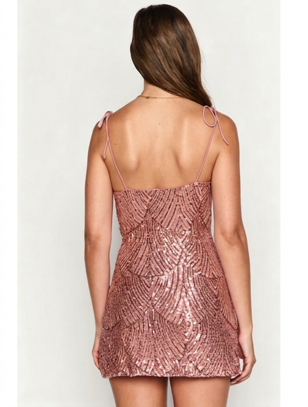 Sequin Corset Bodycon Mini Dress