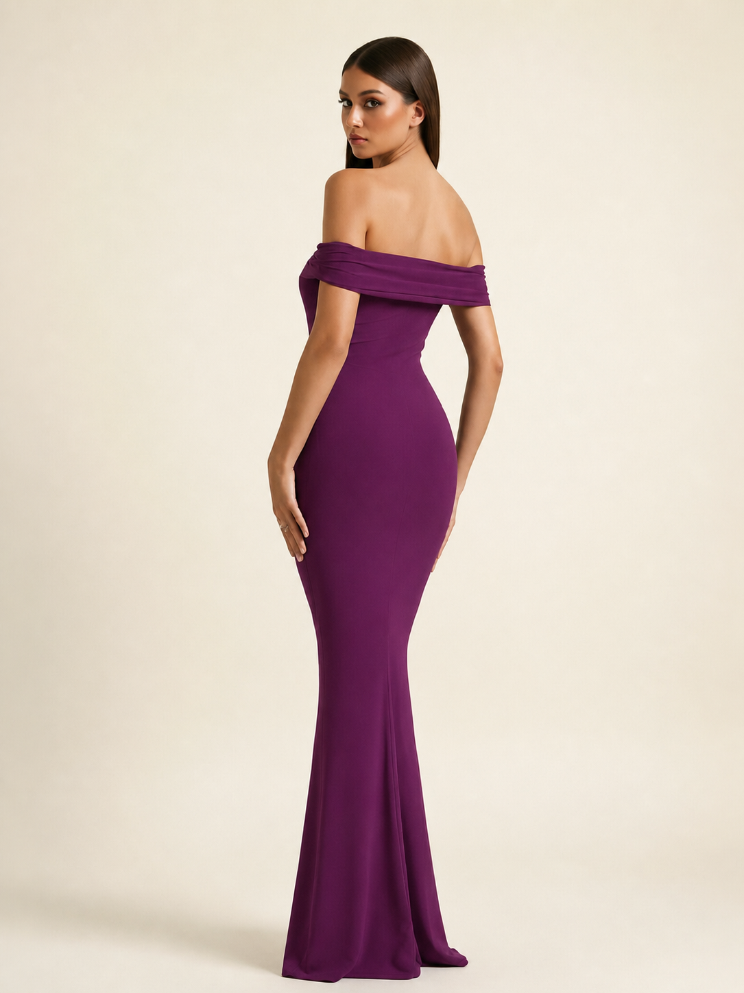 Off-the-Shoulder Mermaid Evening Dress