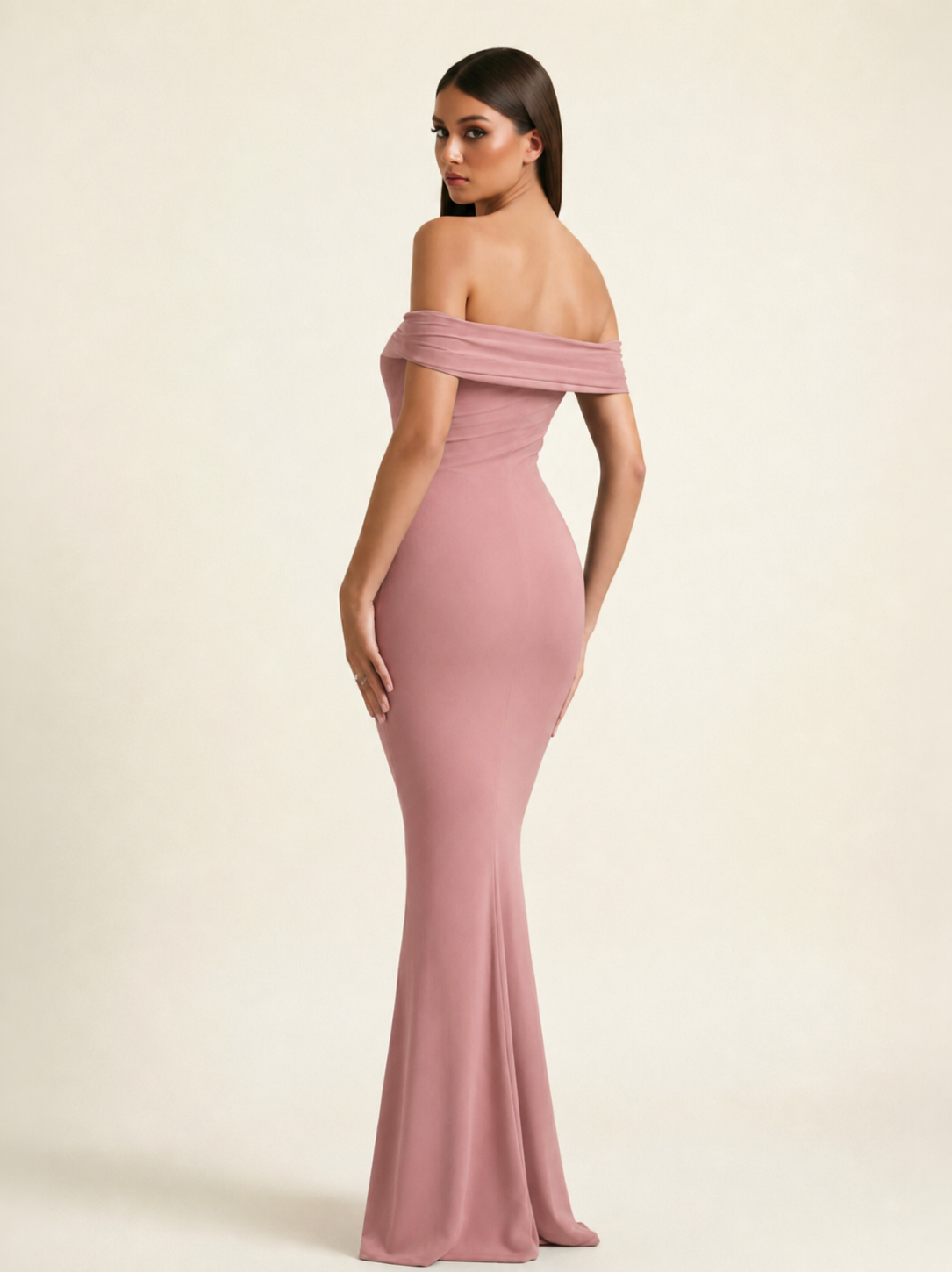 Off-the-Shoulder Mermaid Evening Dress
