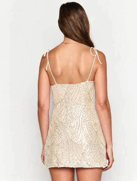 Sequin Corset Bodycon Mini Dress