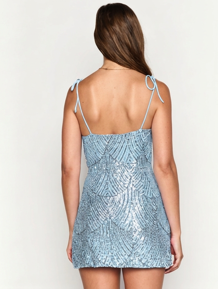 Sequin Corset Bodycon Mini Dress