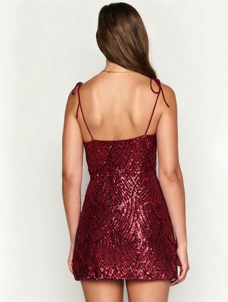 Sequin Corset Bodycon Mini Dress