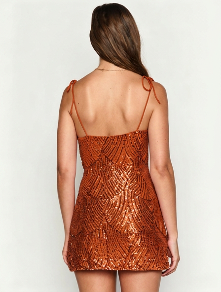 Sequin Corset Bodycon Mini Dress