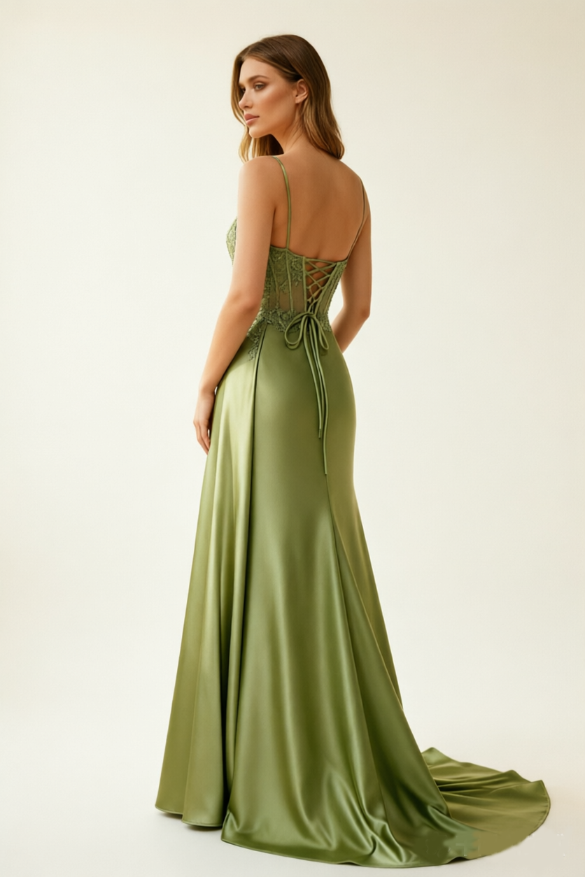 Fine shoulder-boned sequined halter dress