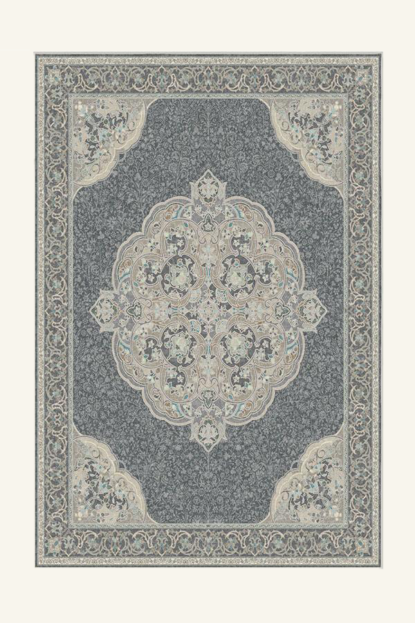 Medallion Washable Low Pile Area Rug