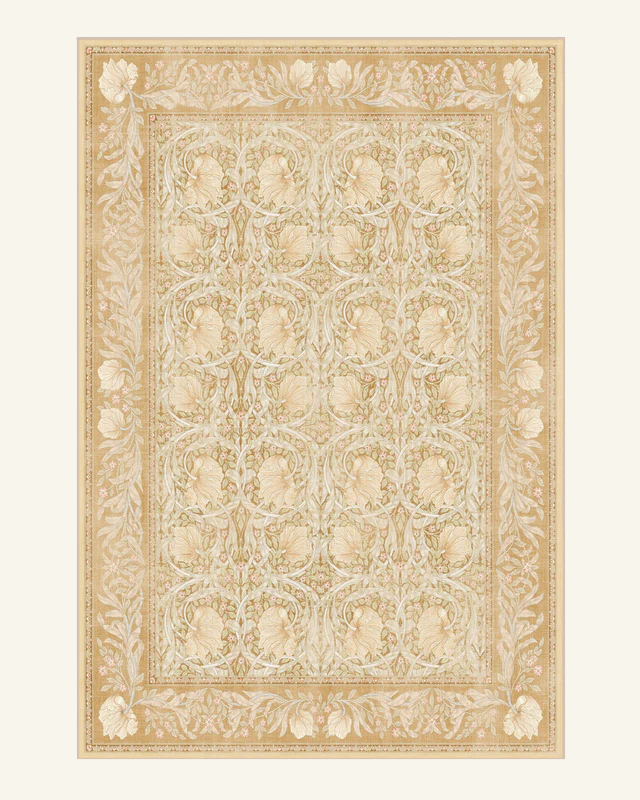 William Morris Floral Area Rug