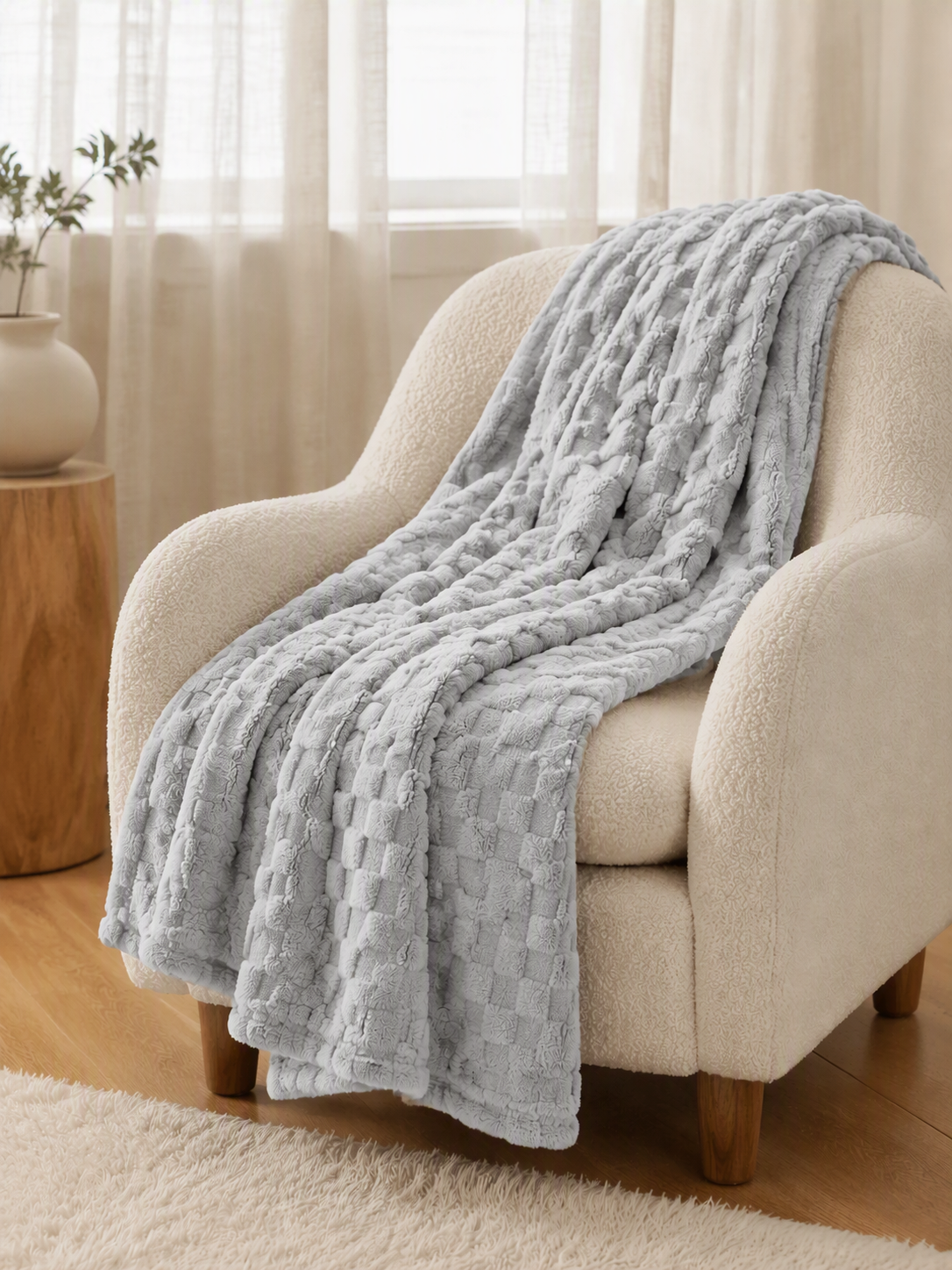 3D Square Plush Blanket