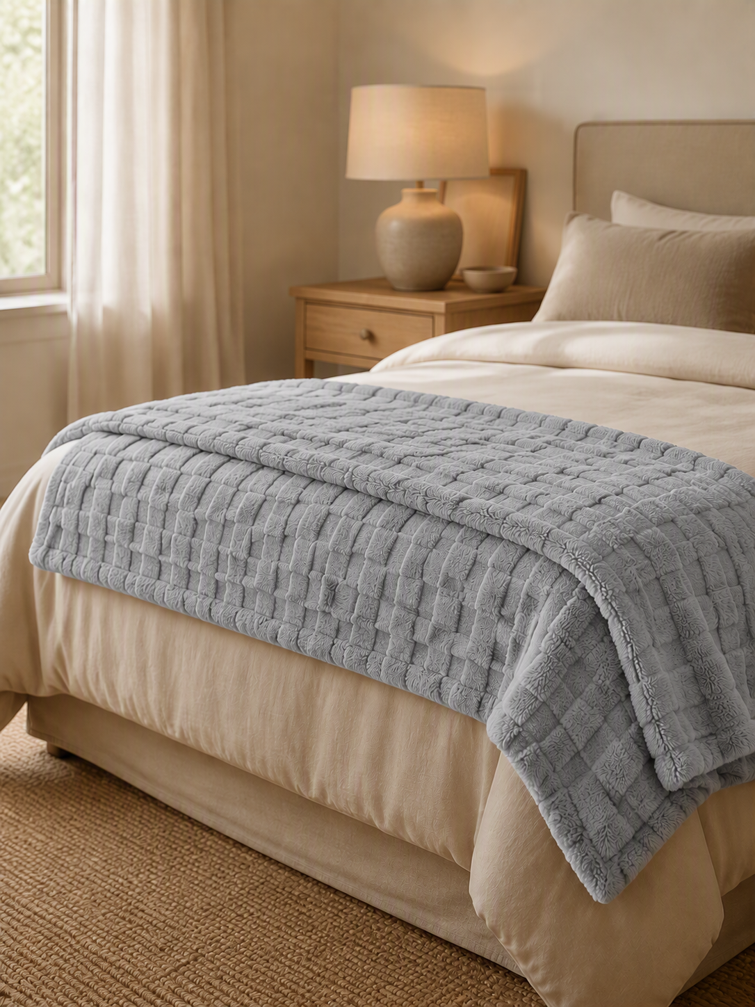 3D Square Plush Blanket